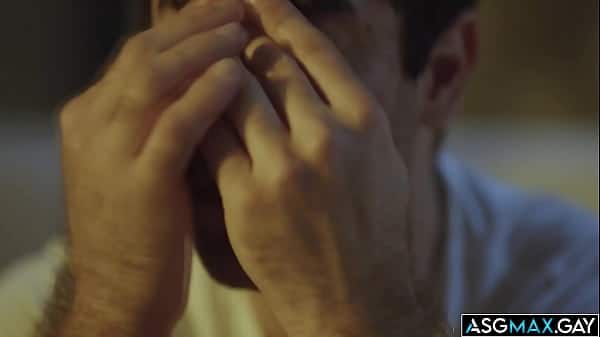 Dante Colle fucks his stepbrother Lucas Leons horny ass on the couch and roughly makes him moan loud